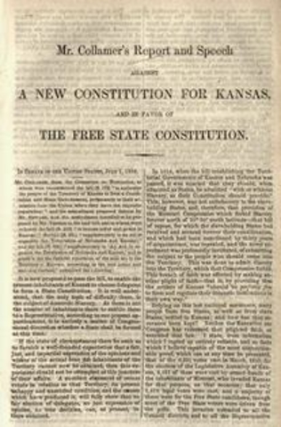 Lecompton Constitution Rejected