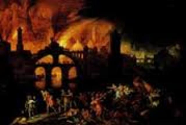 The Greek Army Destroys Troy