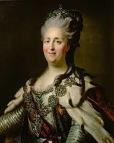 Catherine the Great becomes Czarina of Russia