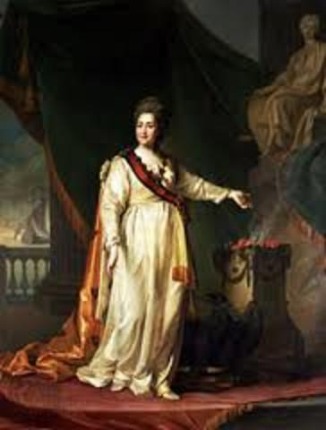 Catherine the Great becomes Czarina of Russia