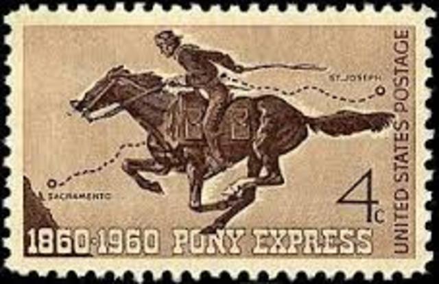 Pony Express Invented