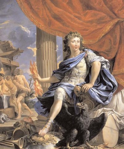 "Louis XIV vainqueur de la Fronde" - Poerson 1654