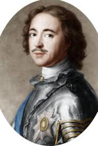 Peter the Great becomes Czarina of Russia