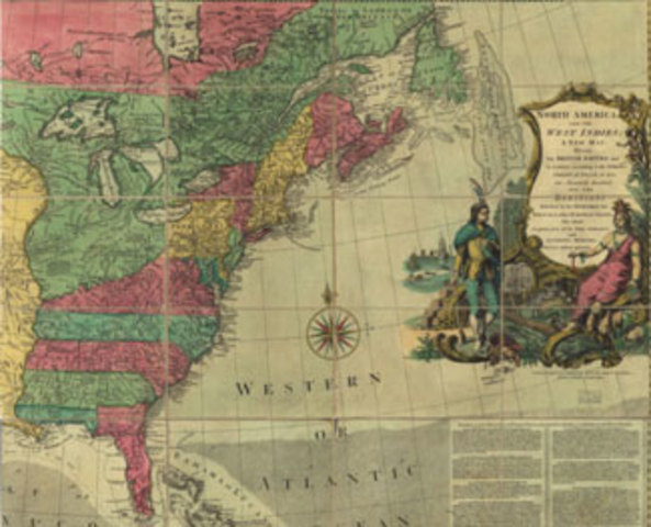 The British colonies of North America declare their independence