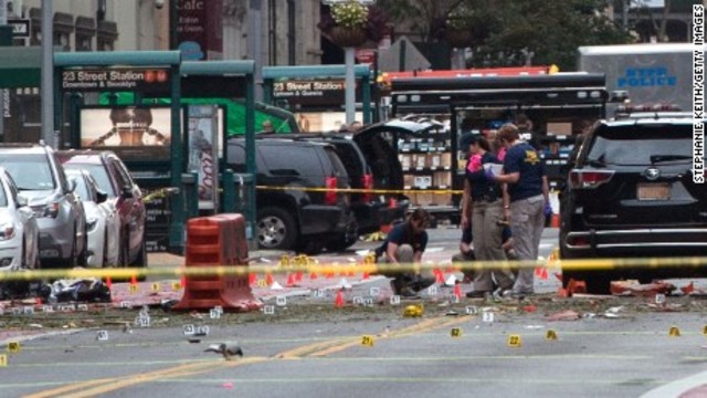 Terror bomb in Chelsea, New York injures 29.