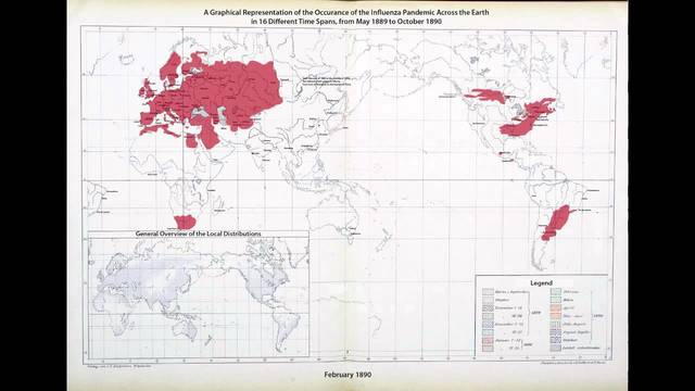 Russian Flu 1889 to 1890