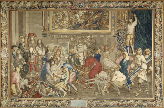 "Visite de Louis XIV à la manufacture des Gobelins "