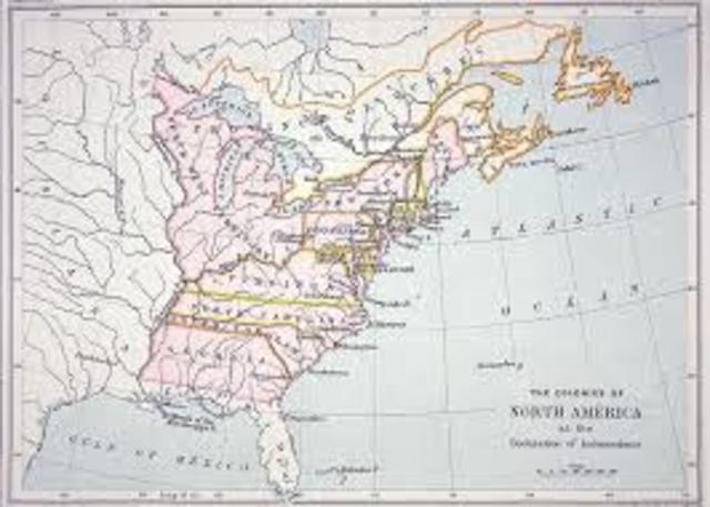 The British colonies of North America declare their independence