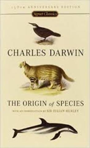 Charles Darwin publishes The Origin of Species