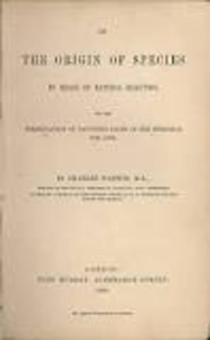 Charles Darwin publishes The Origin of Species