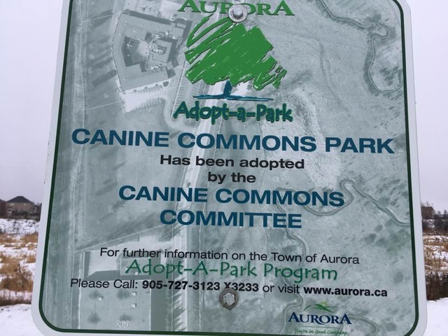 Adopt-A-Park signage installed