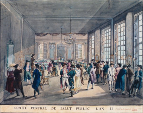 Istituzione del Comitato di salute Pubblica: inizio del periodo del Terrore