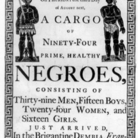 Slavery Advertisement (July 24, 1769)