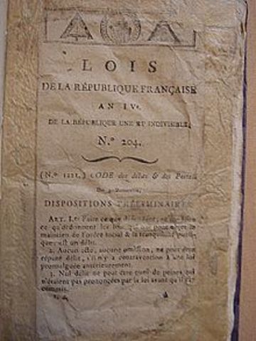 La costituzione del 1795