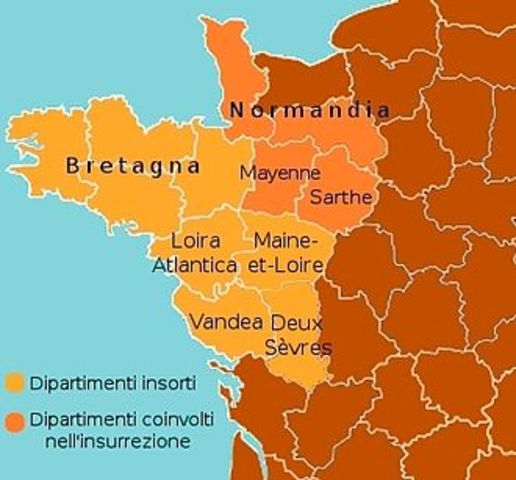 Inizio rivolte in Vadea