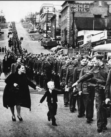 Canada declares war on Finland, Hungary, and Romania.