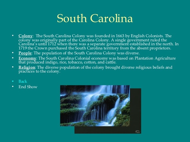 North Carolina and South Carolina split