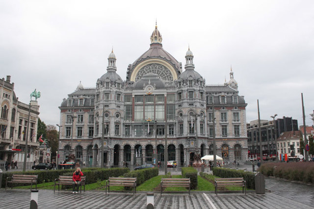 Chegada à Antuérpia