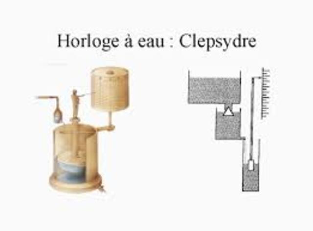 L'horlogerie -1600 a.v J.C