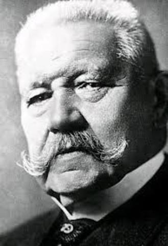 President Von Hindenburg