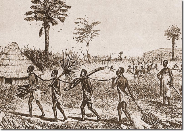 The increase of the flow of slaves