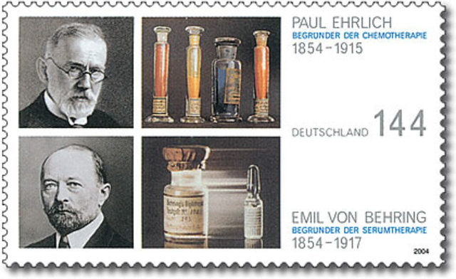 Paul Ehrlich y Emil Von Behring