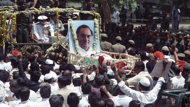 Rajiv Gandhi is assassinated