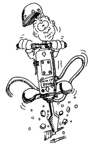 Heute 2 Preßlufthämmer