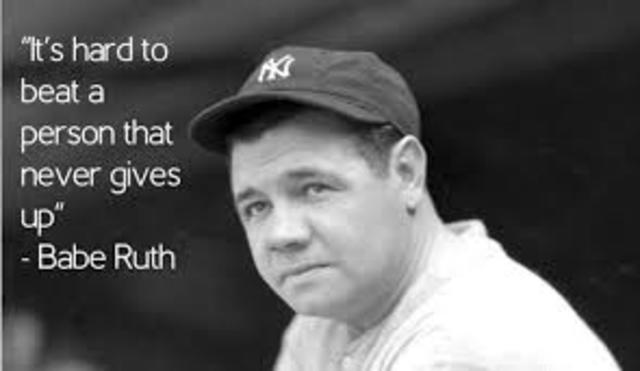 Babe Ruth sets single season HR record