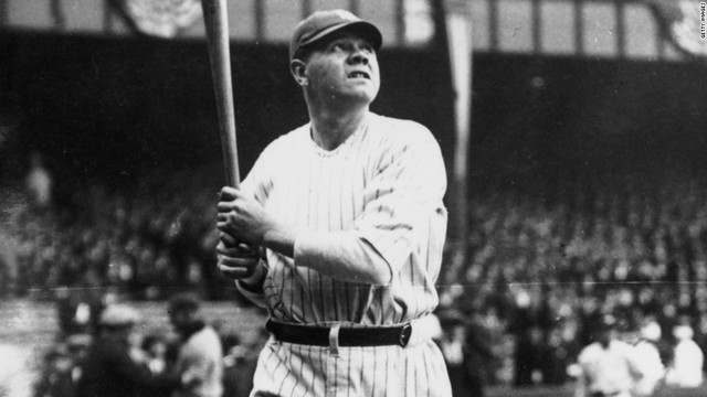 Babe Ruth hits 60 Home runs