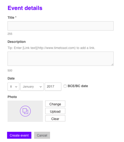 How to Make an Event
