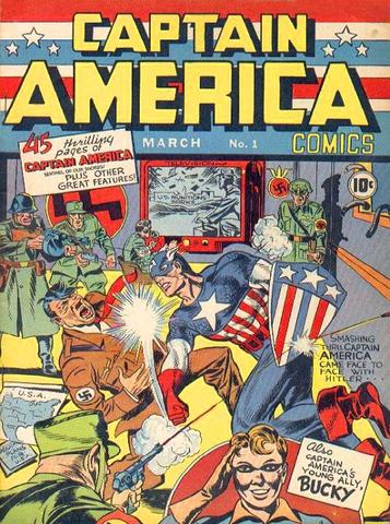First Captain America Comic Book Published