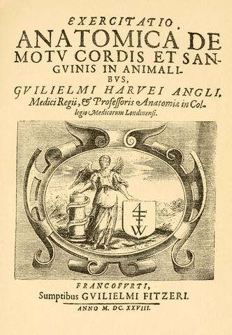 Exercitatio Anatomica de Motu Cordis et Sanguinis in Animalibus, William Harvey