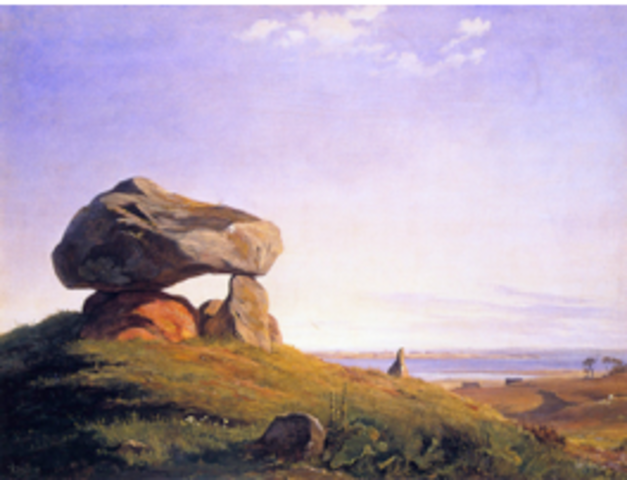 En gravhøj fra oltiden på Refnæs