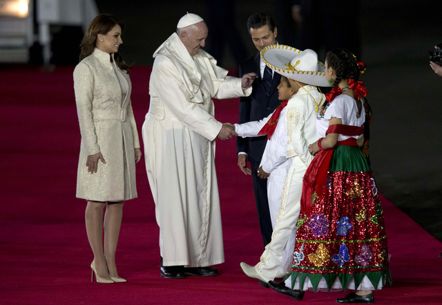 papa Francisco llega a México