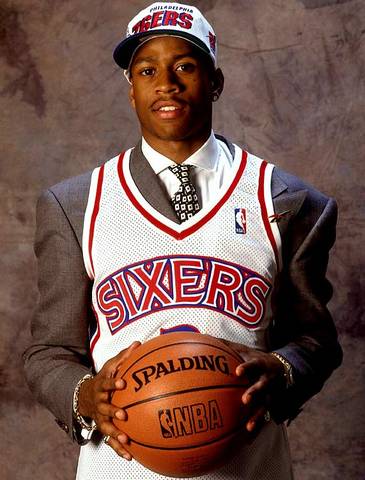 Allen Iverson is Drafted to the NBA