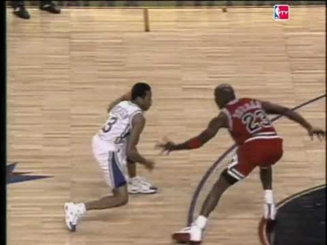 Allen Iverson Crosses Michael Jordan