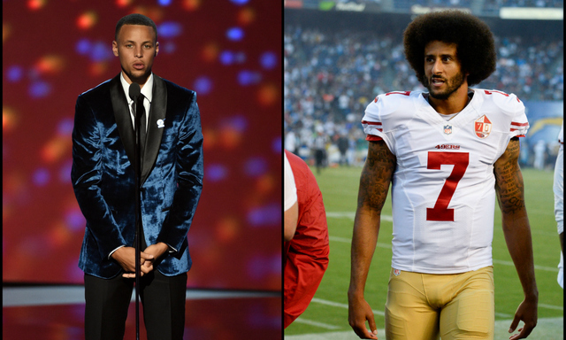 Steph Curry Supports Colin Kaepernick’s National Anthem Protest