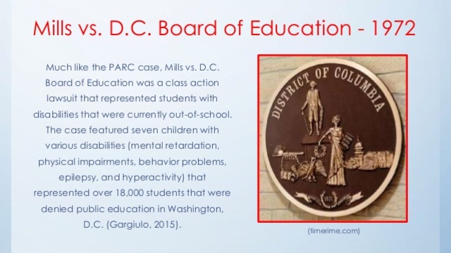 Mills vs. D.C. Board of Education