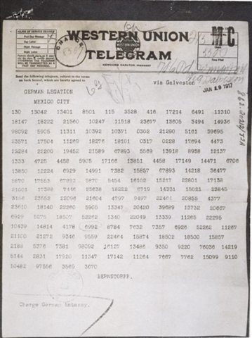 The Zimmerman Telegram