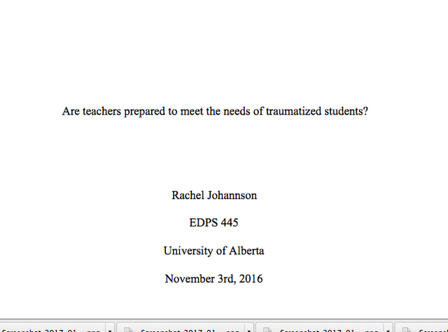 Action Research Project