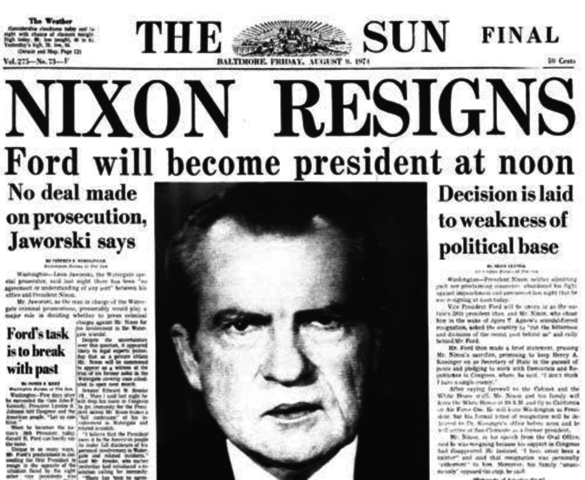 Nixon's Resignation