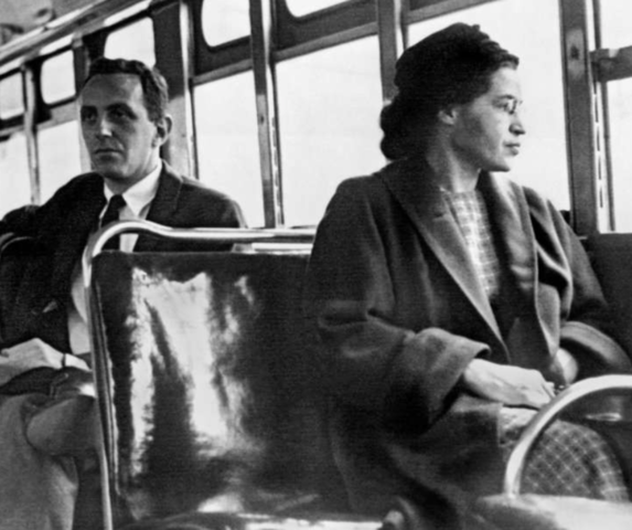 Rosa Parks Refuses to Give Up Her Seat