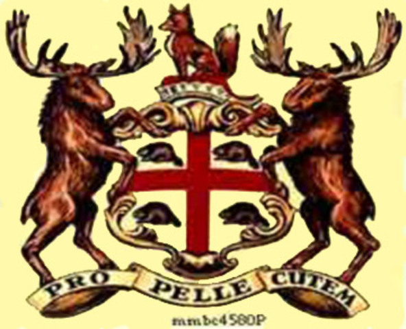 1670 The Hudson's bay company was found