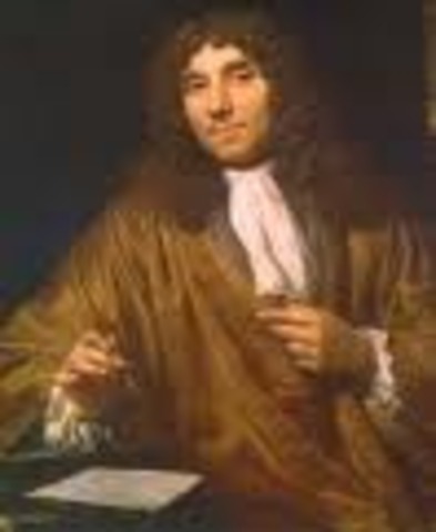 Antonie van Leeuwenhoek. Primer microscopi amb el que va fer observacions de glòbuls de la sang