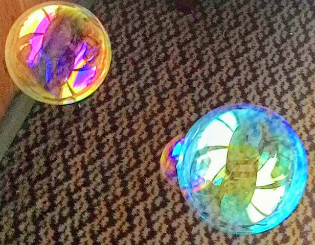 Отчет об использовании выигранного приза - набора мыльных пузырей