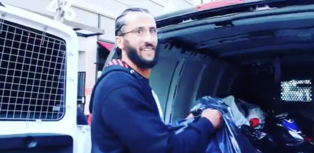 colin donates huge shoe collection and gear to charity