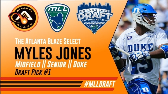 Myles was drafted to the MLL