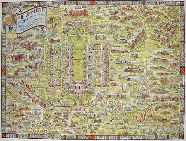 Founded the University of Virginia