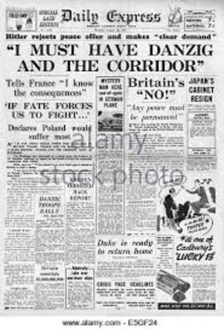 Hitler Demands Danzig